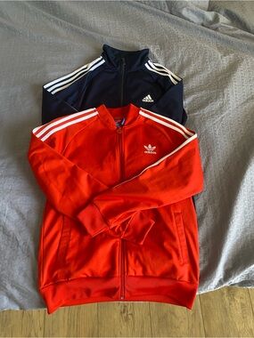 Adidas 3-Stripe Fleece Full Zip Hoodie bundle
